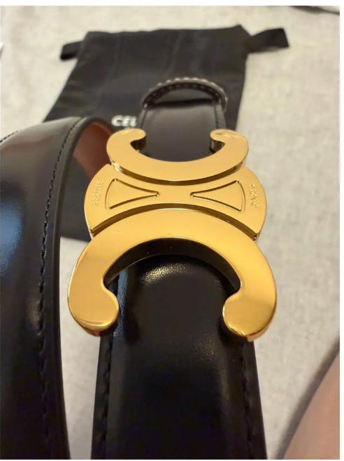 Cinto Celine black and Brown .