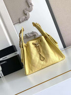 Bolsa Hobo  Chanel 25 Yellow Small