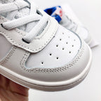 Nike Court Borough Mid 2 Infantil Branco Azul