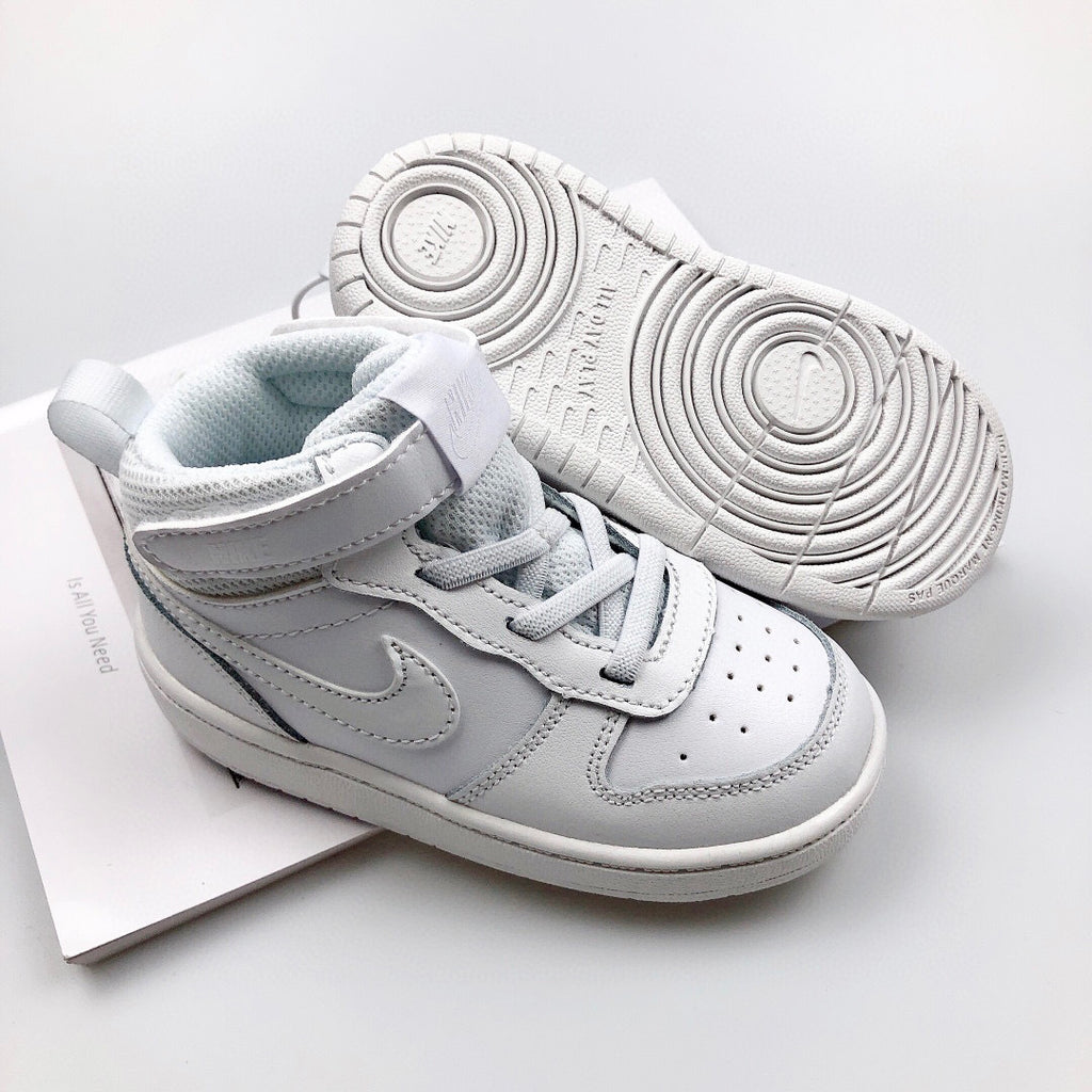 Nike Court Borough Mid 2 Infantil Branco