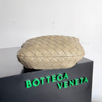 Bottega Veneta Mini Jodie knot Travertine
