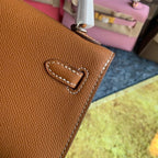 Bolsa Kelly Sellier Mini II Brique (tamanho 20) .