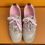 Sneakerina LV Beige White Pink .