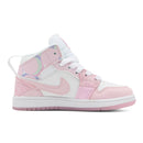 Air Jordan 1 Mid SE light pink infantil