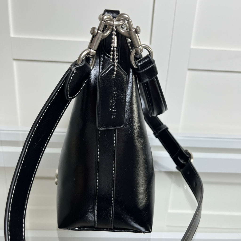 Coach Juliet Bag Shoulder 25 - Black Ferragens Prada