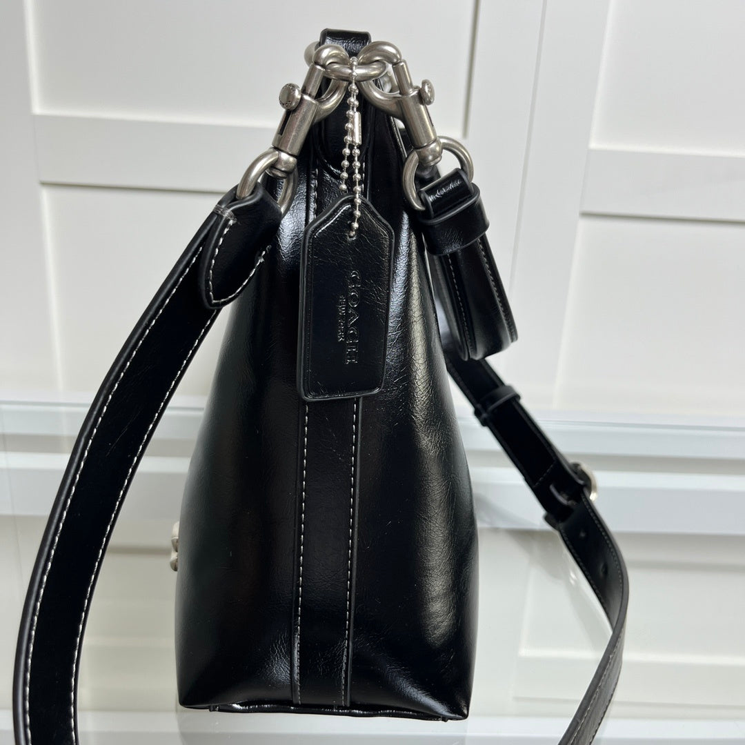 Coach Juliet Bag Shoulder 25 - Black Ferragens Prada