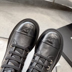 Chanel Combat Boot Black