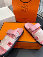 Hermes Chypre  Sandal Pink Leather