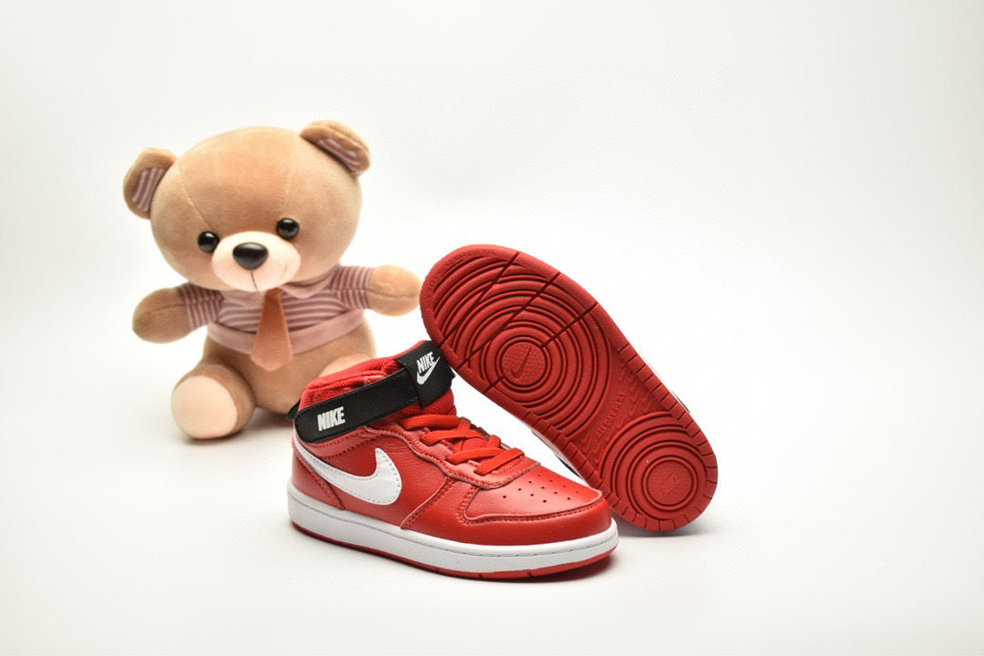 Nike Court Borough Mid 2 Red Infantil