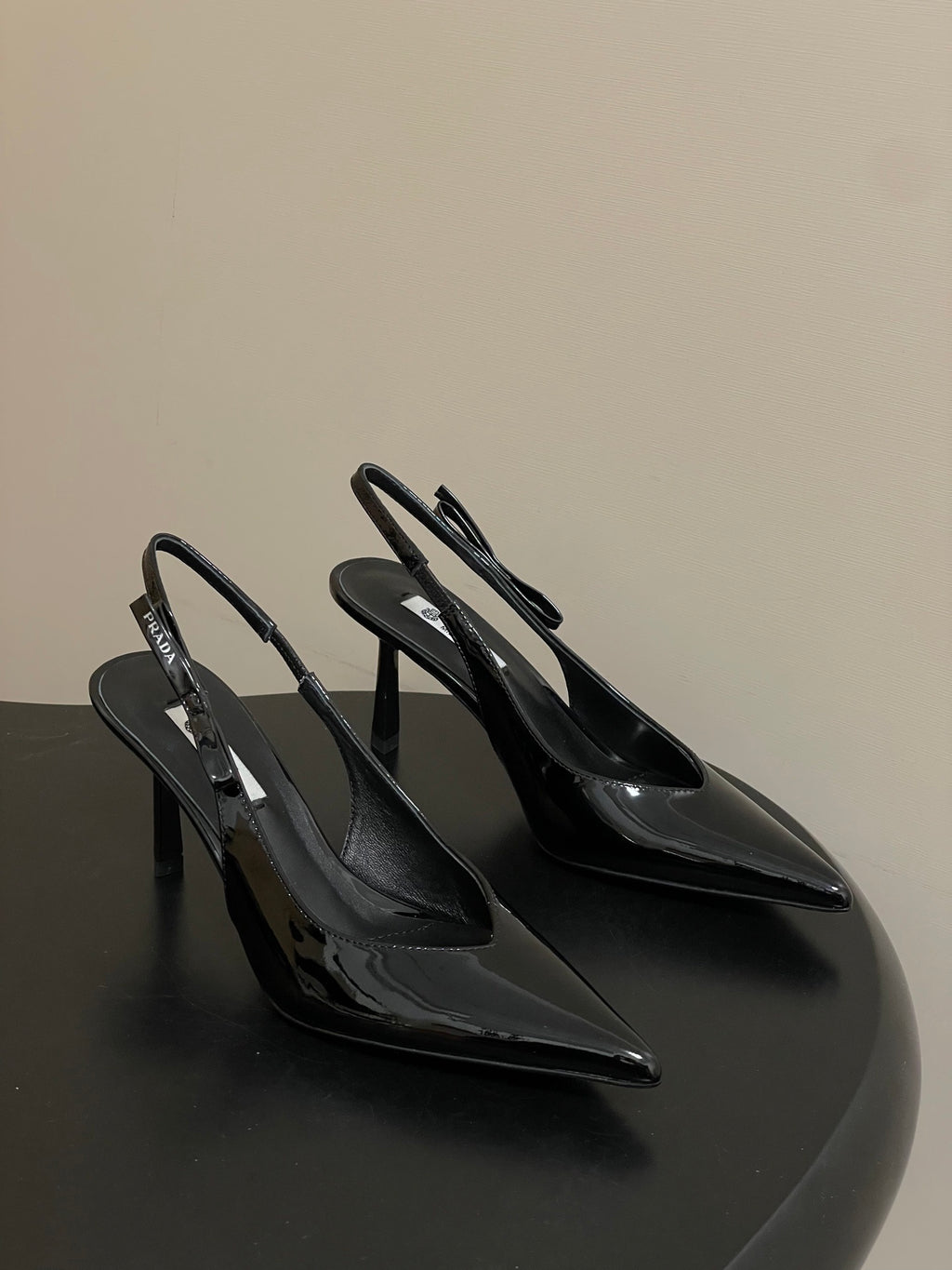 Prada  Slingback Pumps  Black