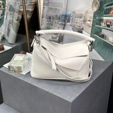 Bolsa Loewe Puzzle Small White