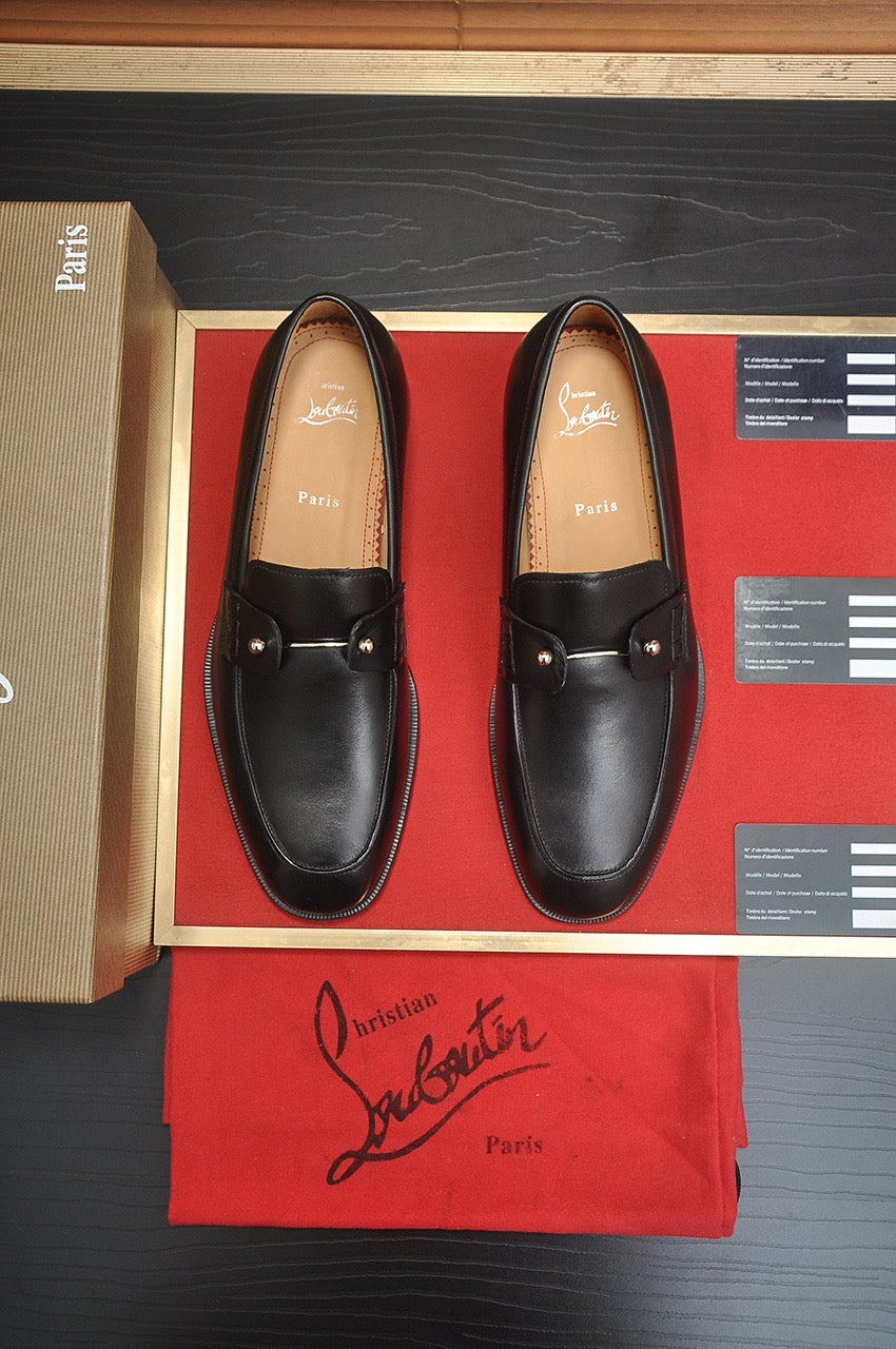 Christian Louboutin Mocassim Chambelimoc  Black .