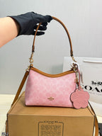 Coach Laurel Midnight Charm Shoulder Bag Pink