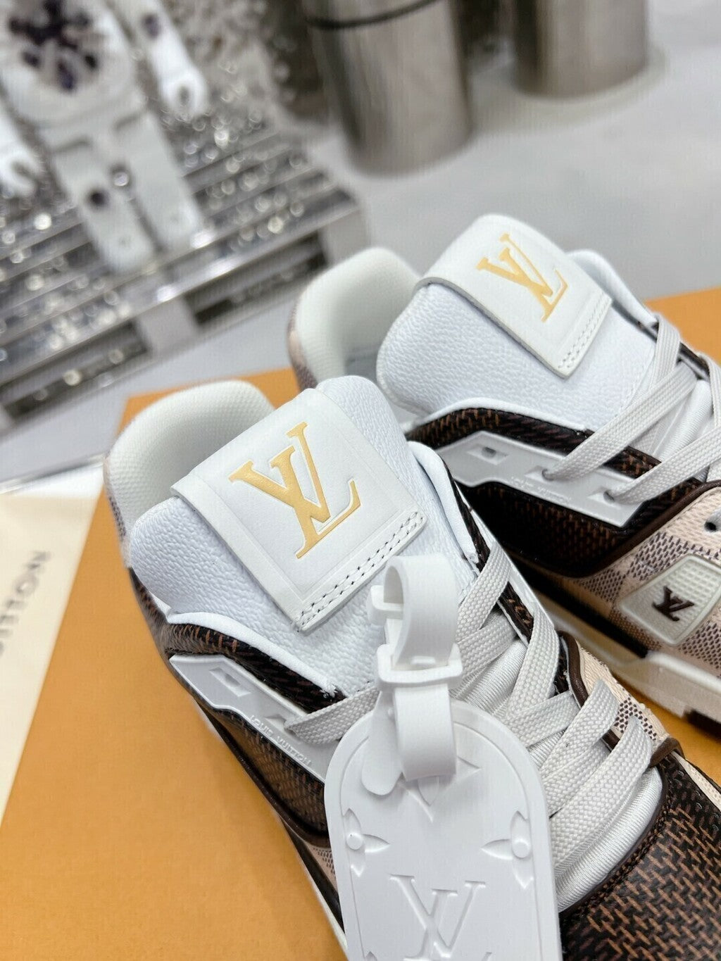 Louis Vuitton LV Trainer #54 Damier Ebene Multi