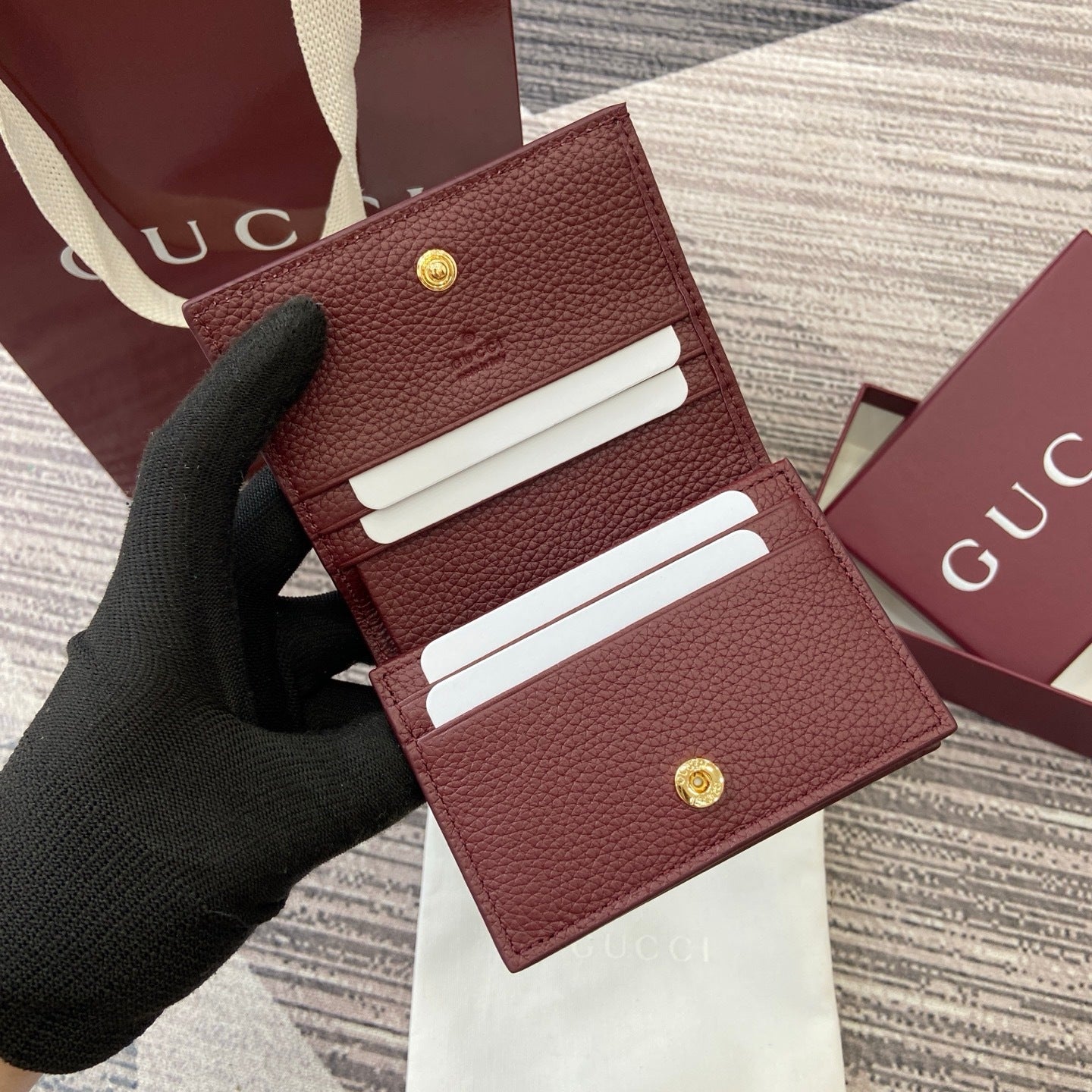 Carteira GUCCI Black / Bôrdo
