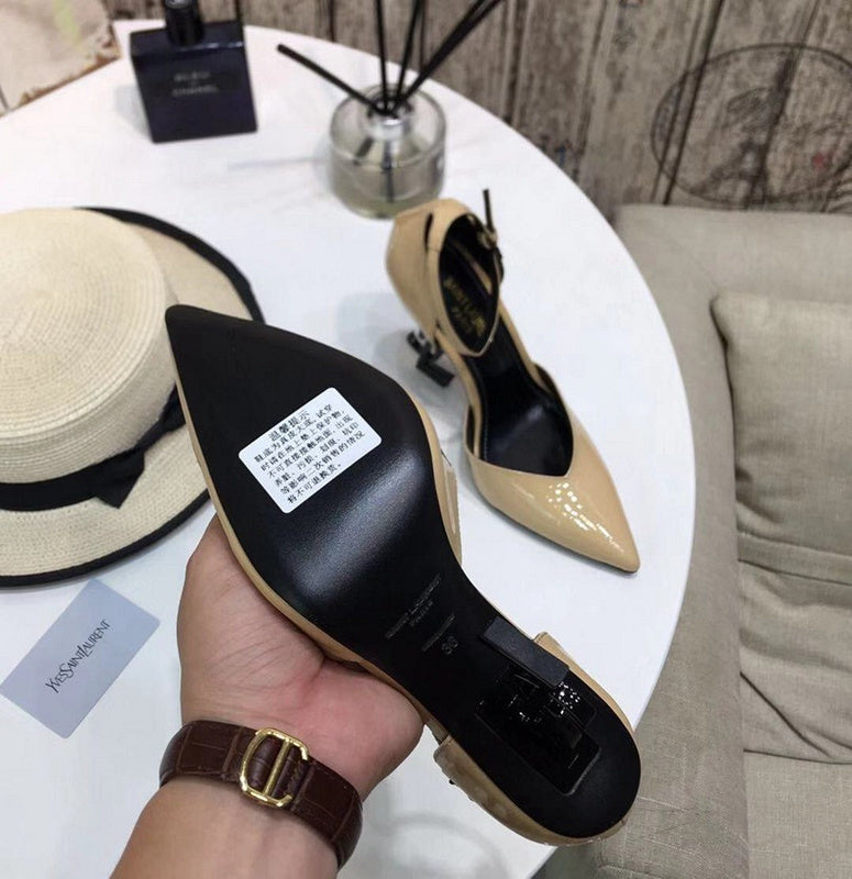 Saint Laurent Opyum Pumps Off-White