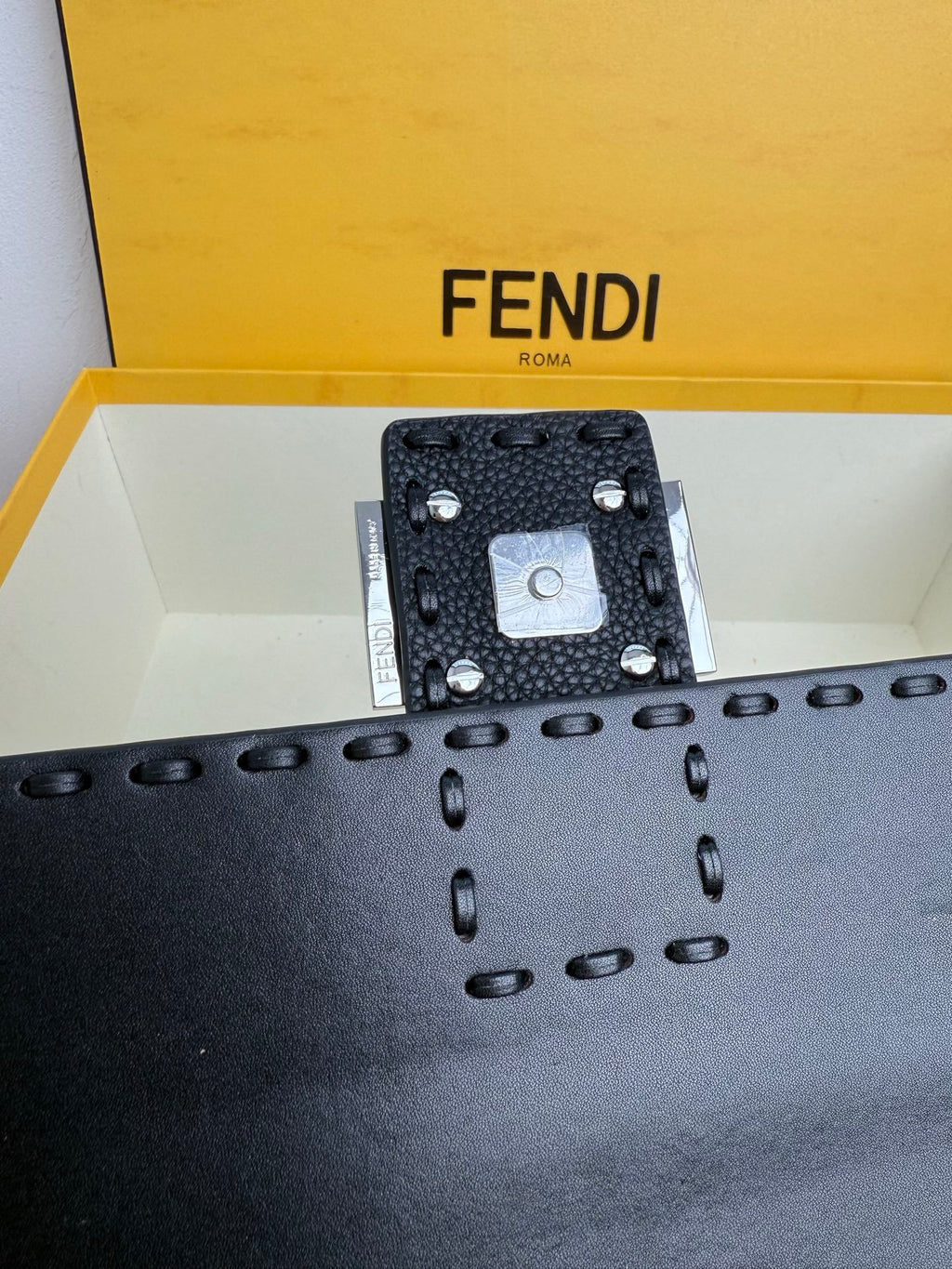 Fendi Baguette Selleria FF Black