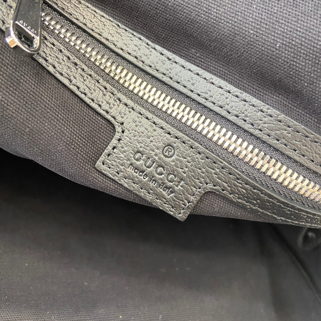 Gucci Medium GG Supreme Backpack Black