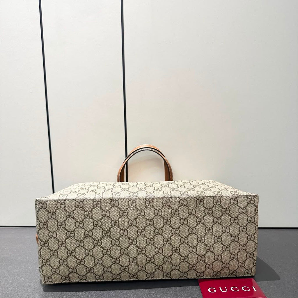 Gucci GG Emblem Tote Bag