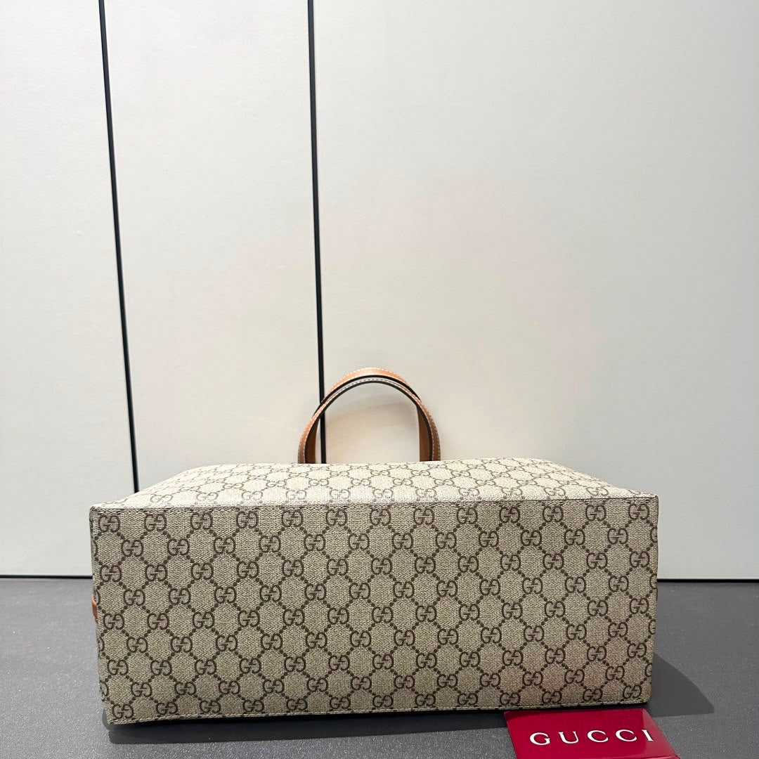Gucci GG Emblem Tote Bag