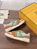 Fendi Match sneakers in brown green