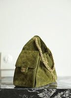 Bolsa Hobo  Chanel 25 Green