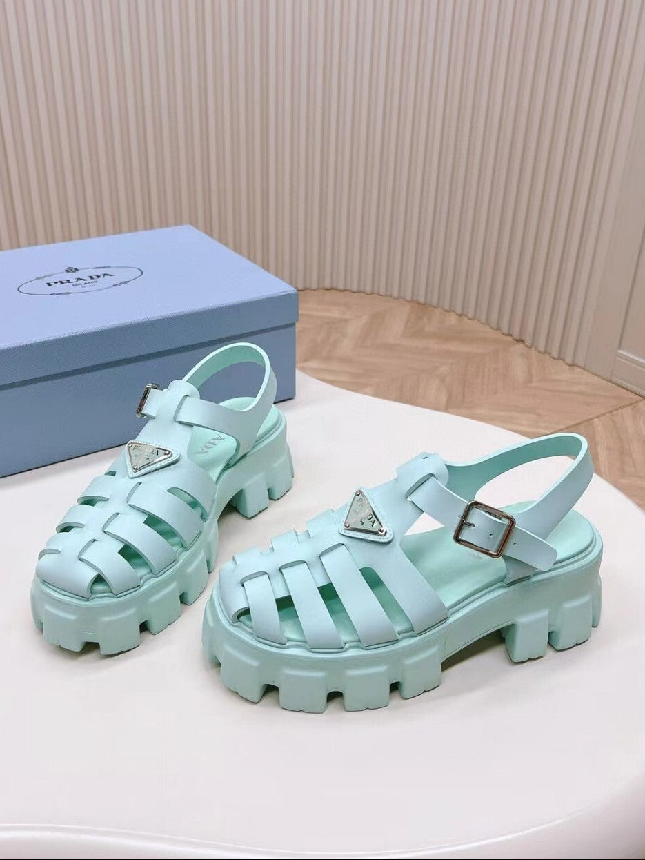 Prada Monolith blue