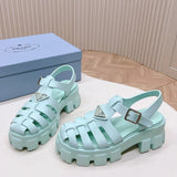 Prada Monolith blue