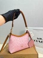 Coach Laurel Midnight Charm Shoulder Bag Pink