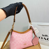 Coach Laurel Midnight Charm Shoulder Bag Pink