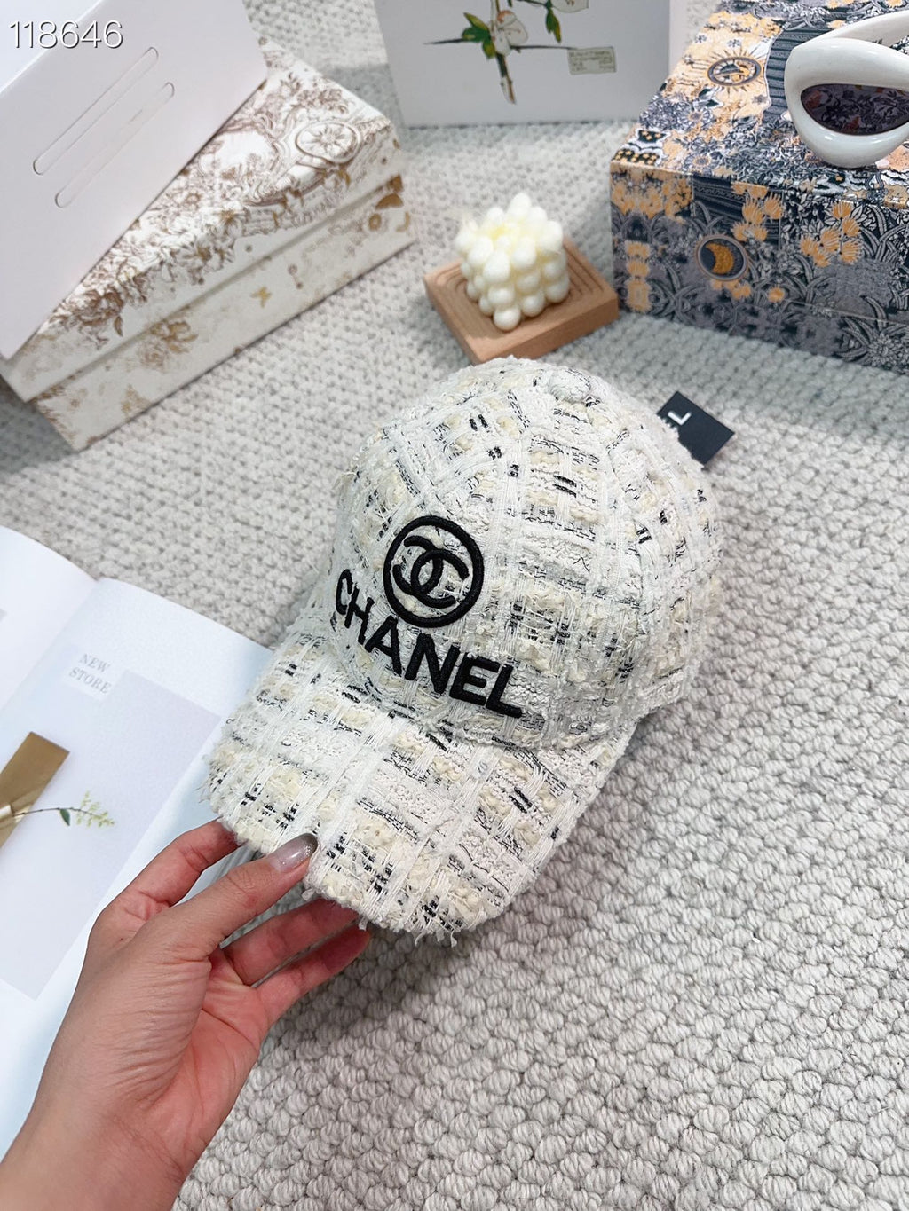 Boné Chanel (Pronta entrega)