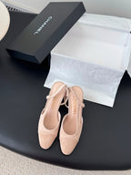 Chanel Slingback Pumps Nude