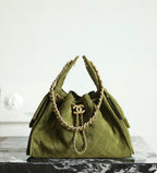 Bolsa Hobo  Chanel 25 Green