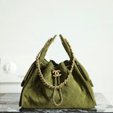 Bolsa Hobo  Chanel 25 Green