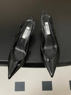 Prada  Slingback Pumps  Black