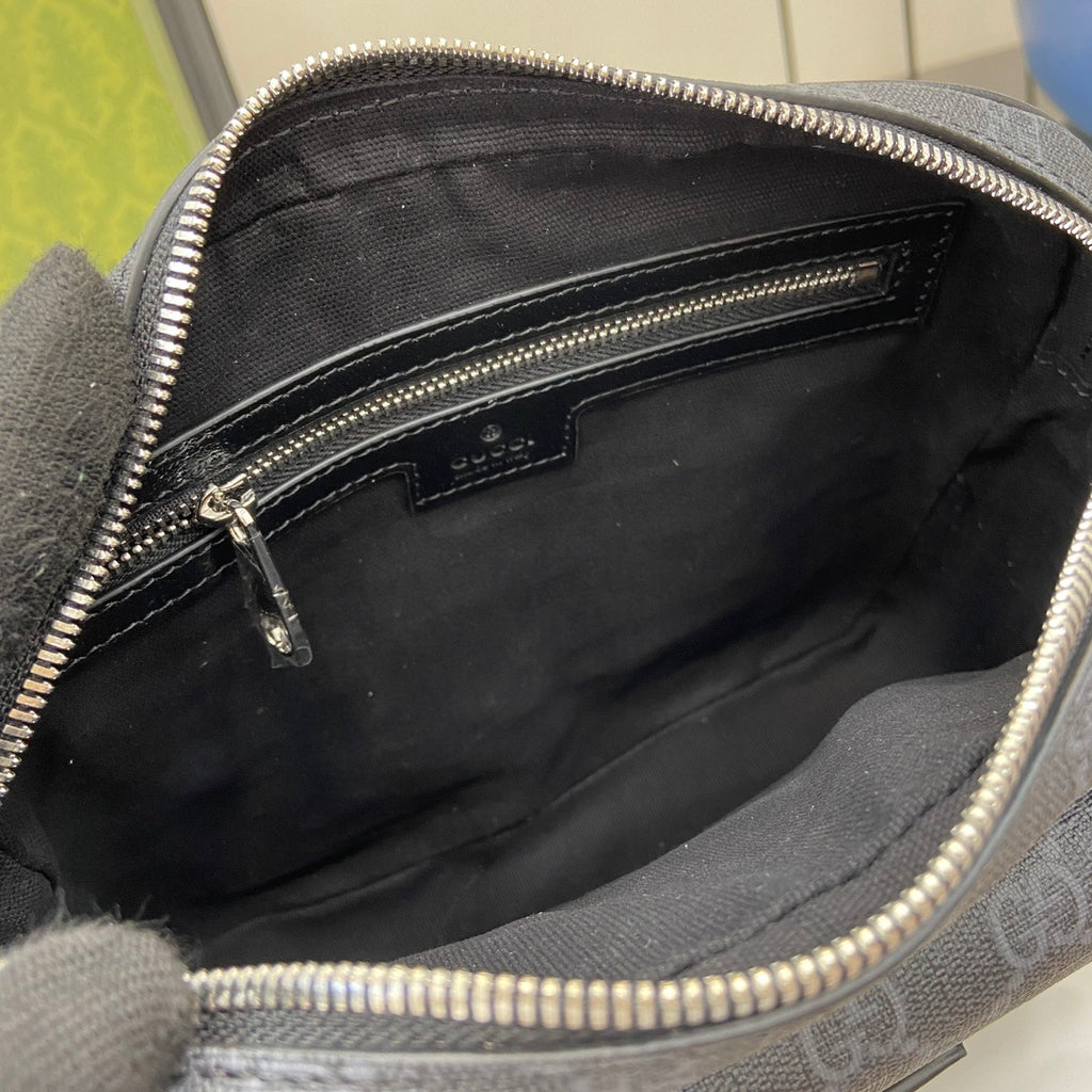 Gucci Small GG Crossbody Bag Black