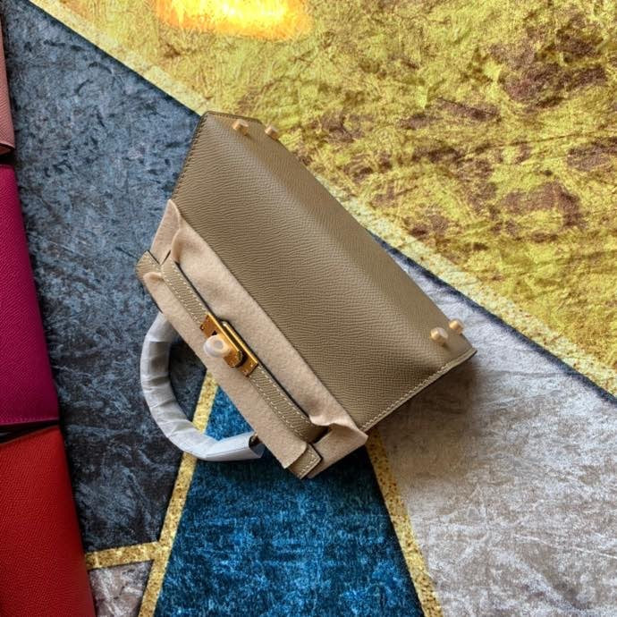 Bolsa Kelly Sellier Mini II Gris Asphalte (tamanho 20) .