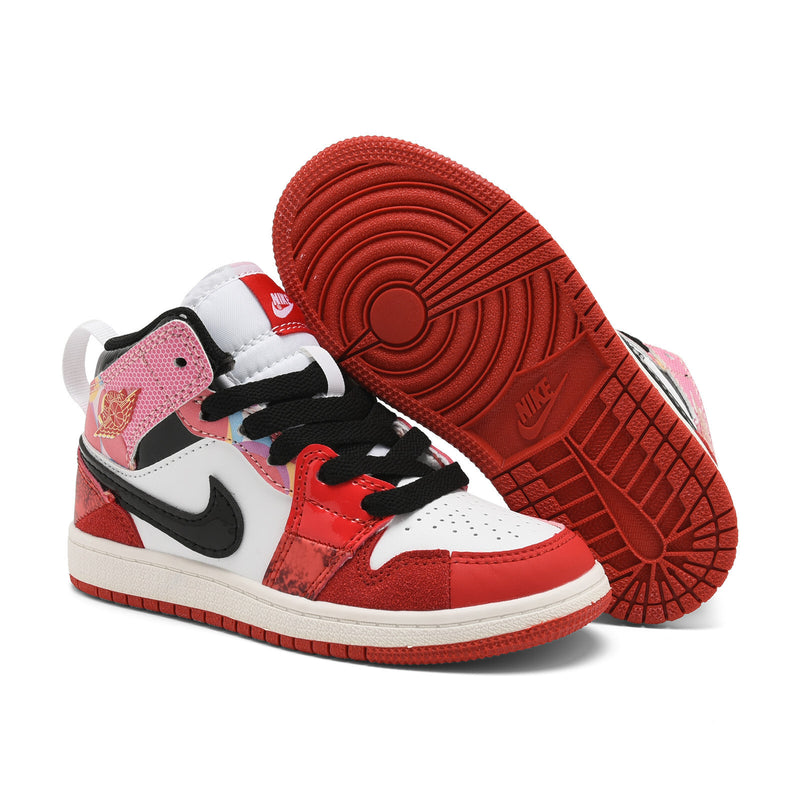 Air Jordan 1 Mid SE red infantil