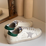 Golden Goose Superstar Leather Sneakers White/Green .