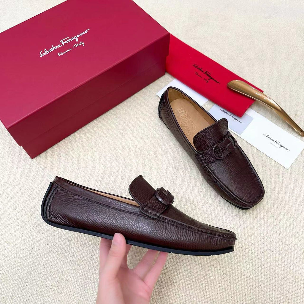 Mocassim Salvatore Ferragamo Touch Gancini