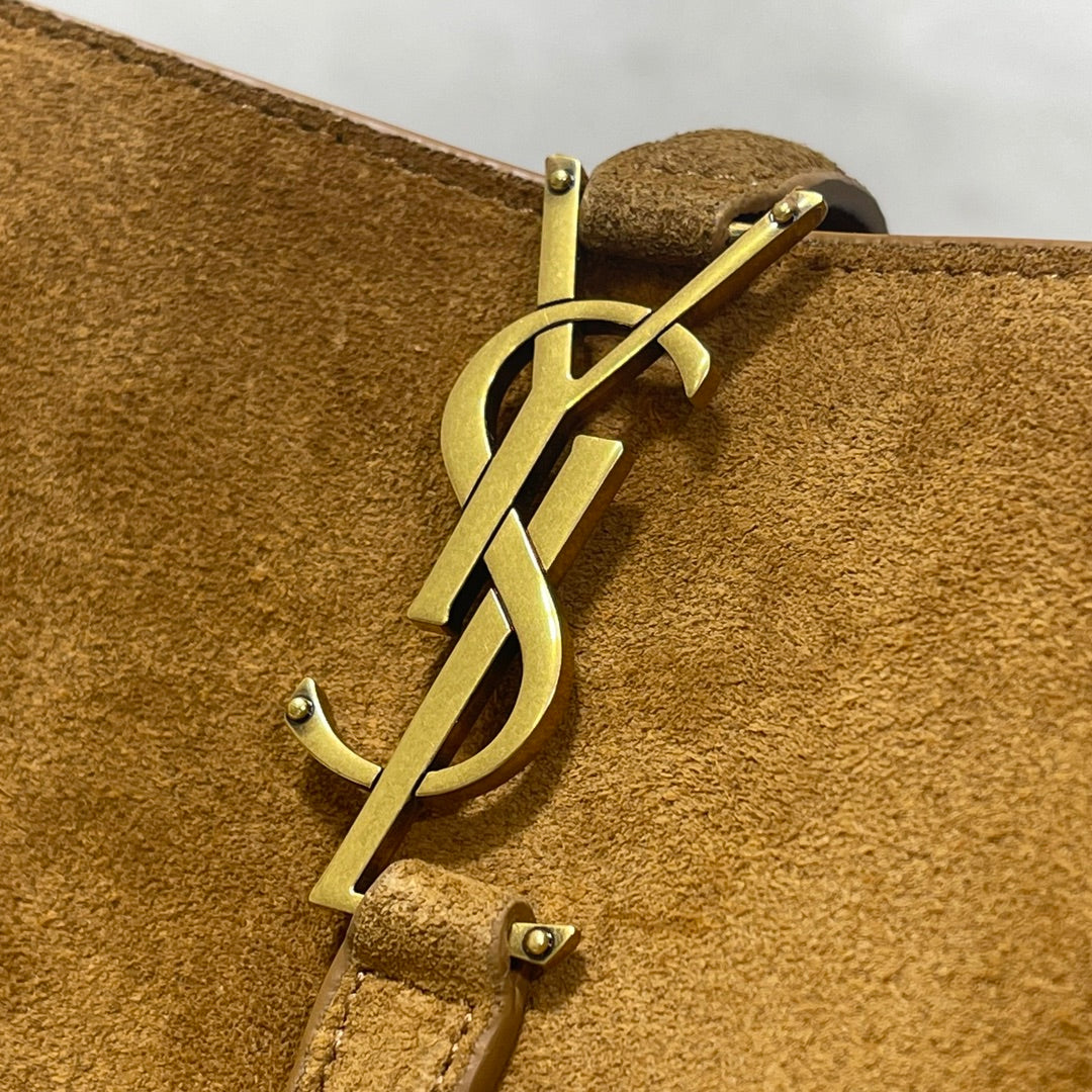 Bolsa Saint Laurent Le 37 Suede Brown