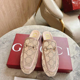mule Princetown GG Crystal da Gucci
