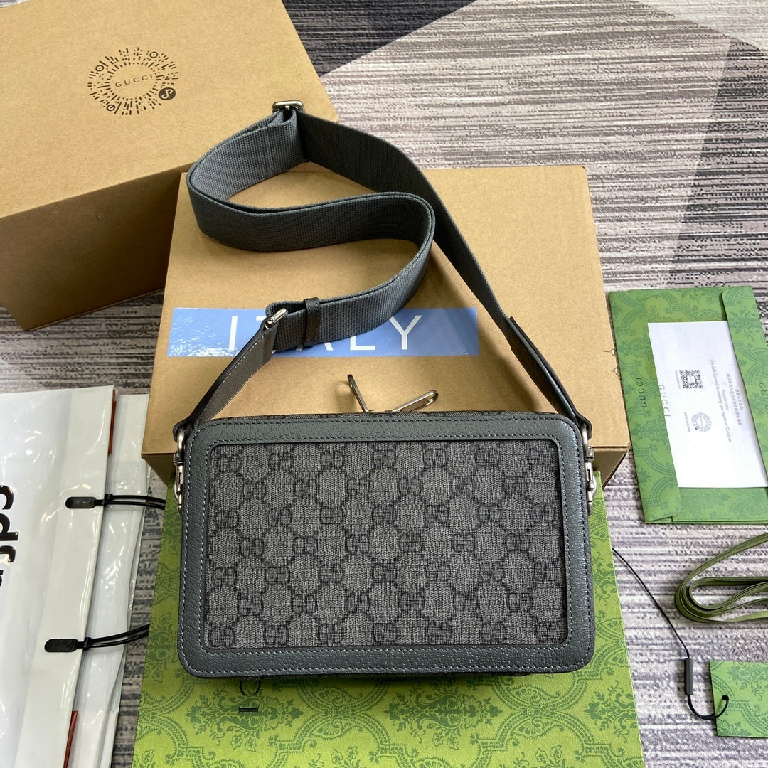 Gucci Ophidia Travel Case Bag Gray