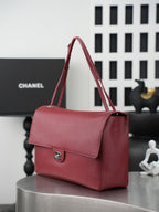 Chanel Spring-Summer Maxi Flap Bag Red