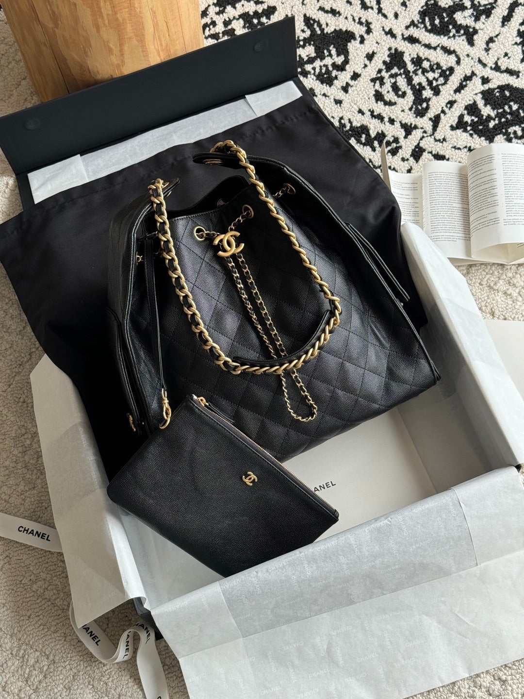 Bolsa CHANEL 25 Large Black