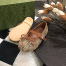 Sapatilha Gucci GG Canvas Marrom Infantil