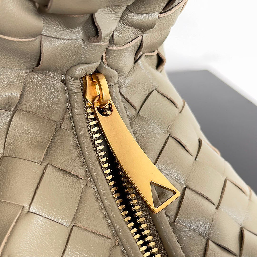 Bottega Veneta Mini Jodie knot Travertine