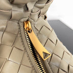 Bottega Veneta Mini Jodie knot Travertine
