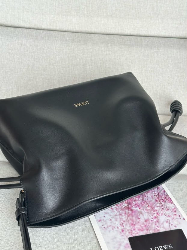 Loewe Flamenco Clutch Bag Black