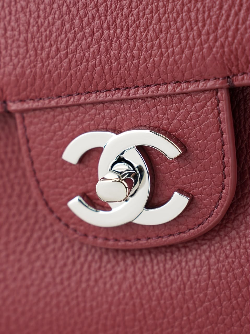 Chanel Spring-Summer Maxi Flap Bag Red